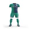 ORKY Custom Soccer Jersey with Short, Men Women Personalized Name Number Team Outfit, Kids Customize School Soccer Uniform(Green 120cm) view 1