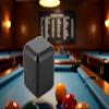 Alomejor Billiards Chalk Pool Cue Chalk Holder Aluminum Billiards Magnetic Chalk Holder Chalks Carrier Case (Black) view 2
