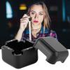 Alomejor Billiards Chalk Pool Cue Chalk Holder Aluminum Billiards Magnetic Chalk Holder Chalks Carrier Case (Black) view 4