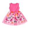 Digood Girls Dress&Skirt,Toddler Kids Baby Girls Sleeveless Patchwork Dinosaur Tulle Dress Party Press,for Kids Eaer Day Feival Birthday Gifts(Pink,5-6 Years),pink view 1