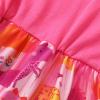Digood Girls Dress&Skirt,Toddler Kids Baby Girls Sleeveless Patchwork Dinosaur Tulle Dress Party Press,for Kids Eaer Day Feival Birthday Gifts(Pink,5-6 Years),pink view 2