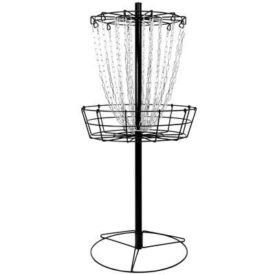 Remix Double Chain Practice Basket for Disc Golf - Black