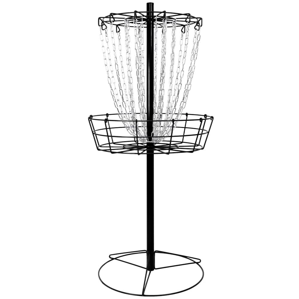 Remix Double Chain Practice Basket for Disc Golf - Black