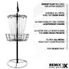 Remix Double Chain Practice Basket for Disc Golf - Black view 3