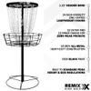 Remix Deluxe 24-Chain Practice Basket for Disc Golf - Black view 2
