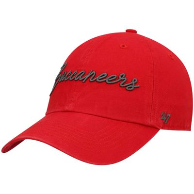 47 Women's Red Tampa Bay Buccaneers Vocal Clean Up Adjustable Hat