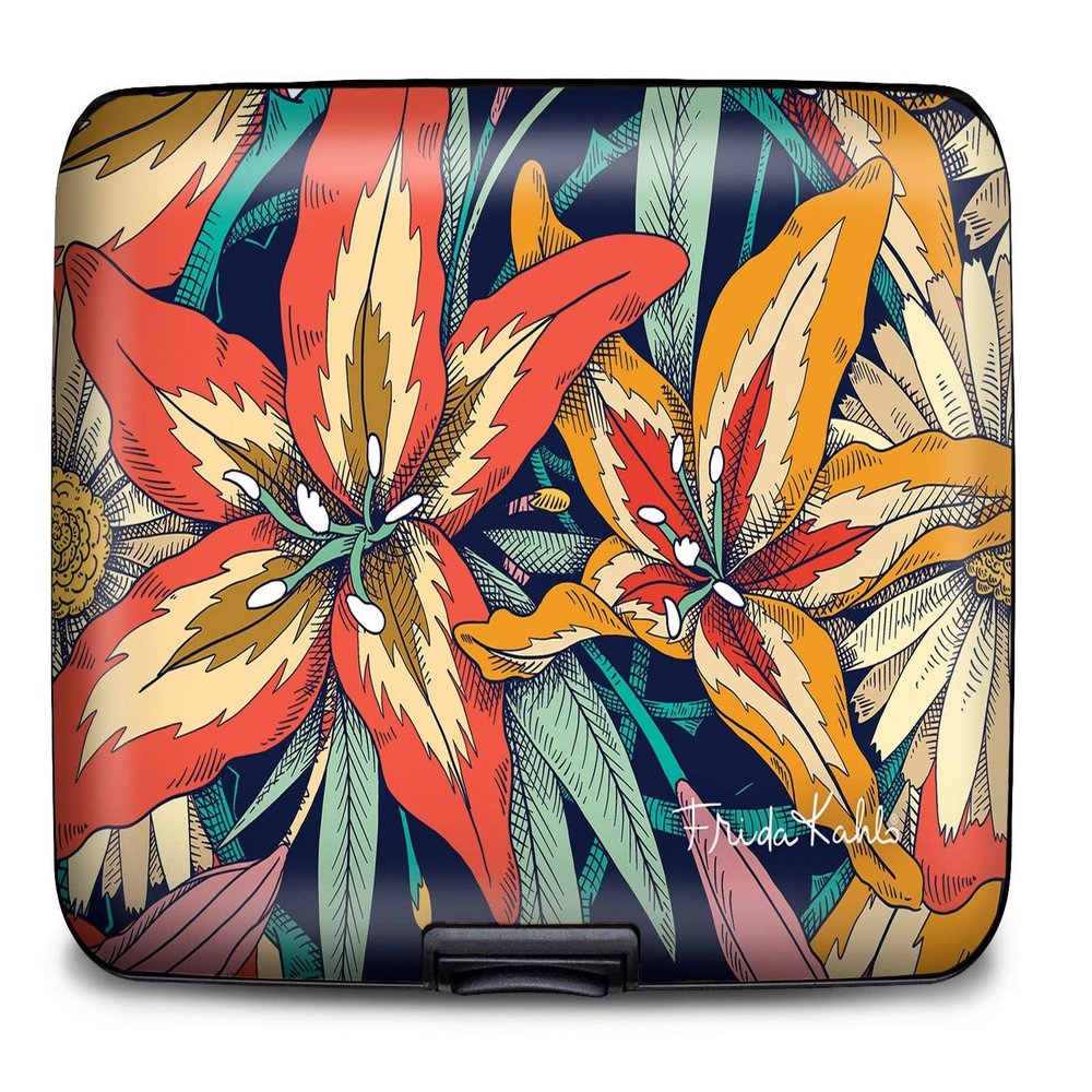 Monarque RFID Secure Armored Wallet - Frida Tiger Lily (71603)