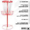 Remix Deluxe 24-Chain Practice Basket for Disc Golf - Red view 2