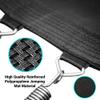 SereneLife 8FT Trampoline Outdoor Heavy-Duty Backyard Trampoline for Kids and Adults with Wide Jumping Surface, Stable L-Shaped Legs, Safety Net, Supports 264 lbs.,ASTM Approved, 96 x 94 IN view 4