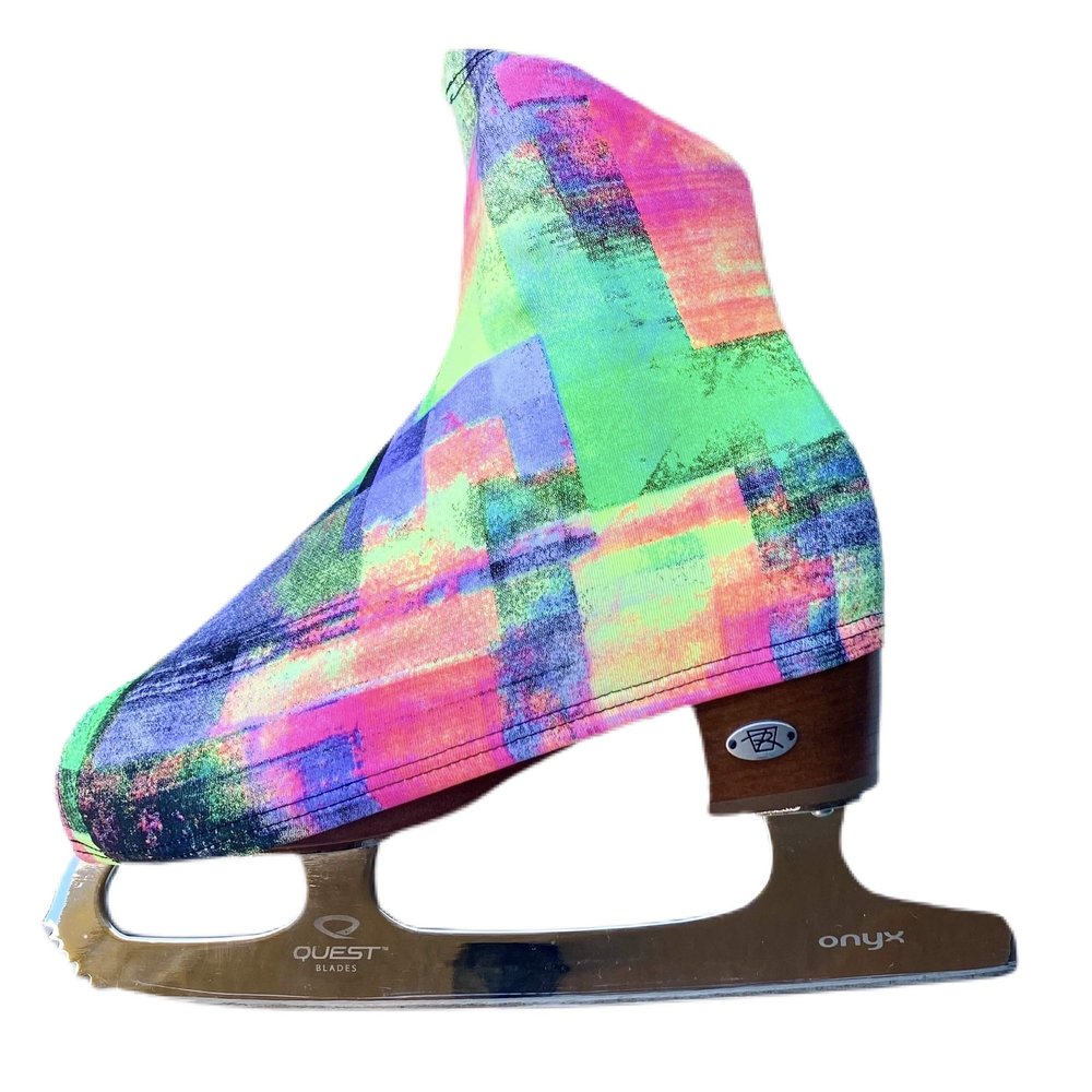 Ice Fire 1 Pair Skate Boot Covers | Durable Boot Protector for Ice/Figure/Roller Skate | Universal Size | Skating Accessory- Bright Start