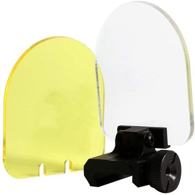 Airsoft Lens Sights Protector Flip Up BBS Shield Guard Quick Detach w/Two Lens