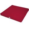 Waterglider International Zabuton, Eclipse line, Buckwheat Filled Meditation Cushion, 23" x 23" Burgundy view 1
