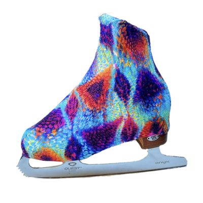 Ice Fire 1 Pair Skate Boot Covers | Durable Boot Protector for Ice/Figure/Roller Skate | Universal Size | Skating Accessory- Cobra Style
