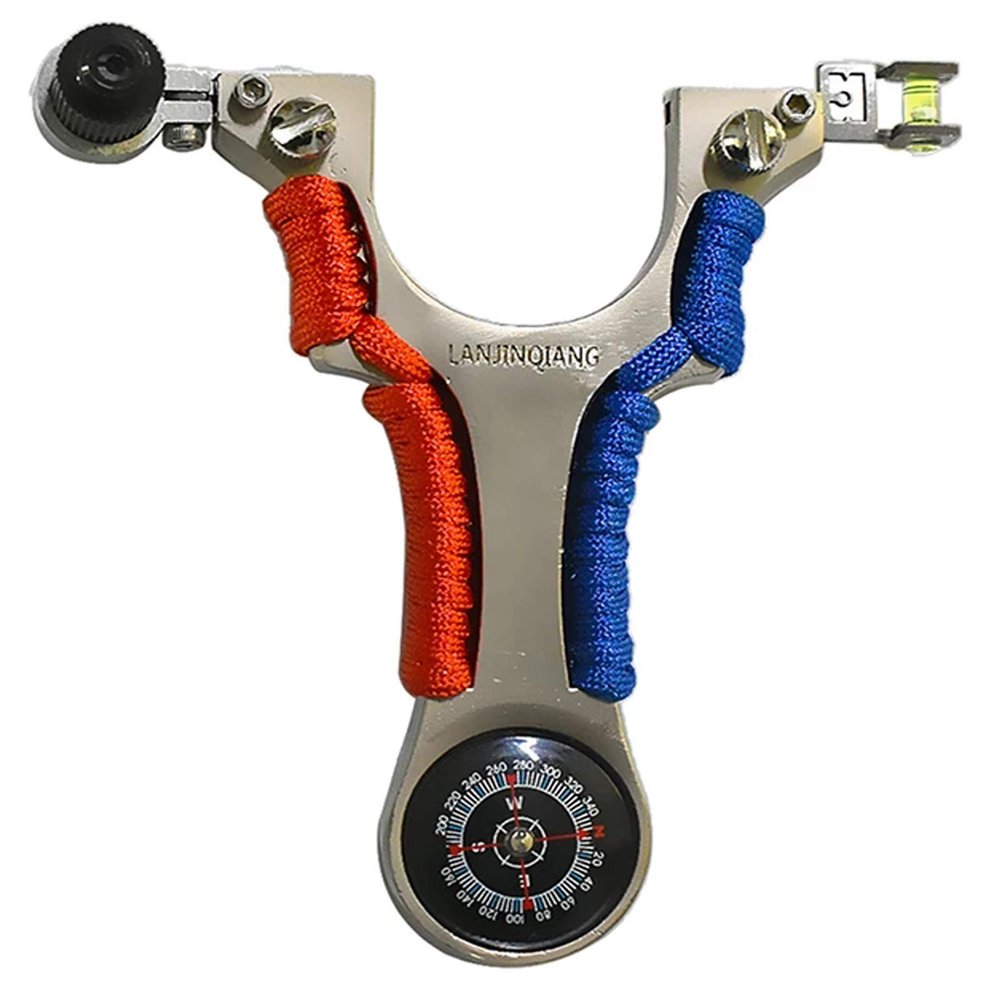 Red Aiming Point Hunting Torch, Infrared Long Range Shooting Handle with Telescopic Strap, Compass, Level, Birthday Gifts for Him