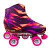 Ice Fire 1 Pair Skate Boot Covers | Durable Boot Protector for Ice/Figure/Roller Skate | Universal Size | Skating Accessory- Tiger Fever view 3