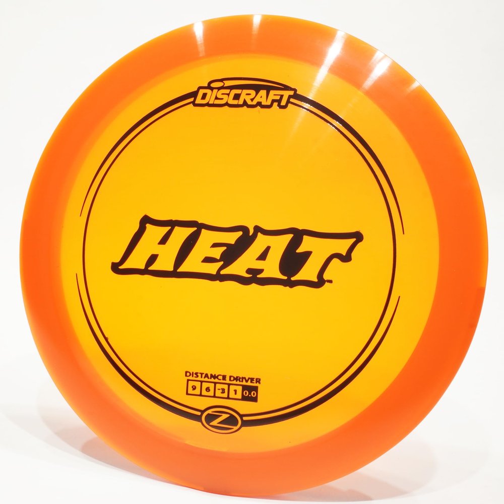 Discraft Z Heat Disc Golf Fairway Driver, Pick Color/Weight [Stamp & Exact Color May Vary] Orange 173-174 Grams