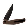 ABKT Catalyst Ball Bearing Folder Elite Tactical EDC Pocket Knife 3.5 Inch Drop Point Blade with Tan 4.5 Inch G10 Tan Textured Handle view 1