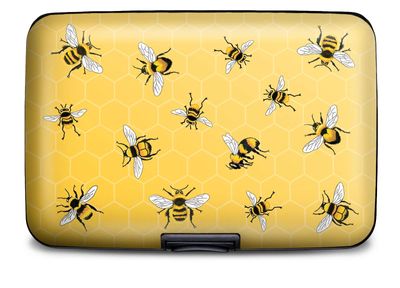 Monarque RFID Secure Armored Wallet (Mary Lake-Thompson Bees)
