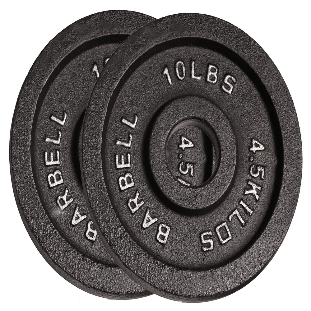 10 Pound Olympic Weight Plate Pair by Deltech Fitness