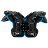 CHAMPRO Gauntlet II Football Shoulder Pads, Medium,Black view 1