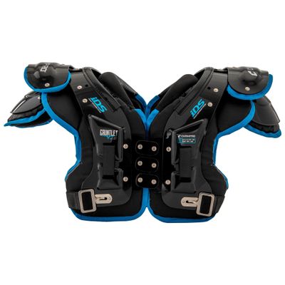 CHAMPRO Gauntlet II Football Shoulder Pads, X-Large, Black