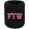 FTW Sweat Band for Wrist - Embroidered Sweat Absorbent Wrist Band for Men Women - Black Terrycloth Arm Band for Tennis Volleyball Basketball & Other Sports - Gift for Sports Lovers view 1