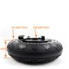 8 Inch Solid Wheel With Drum Brake 200x50 Non-pneumatic Wheel With Mechanical Brake Scooter Run Stability Control Run-flat Tire (wheel cable120 lever) view 4