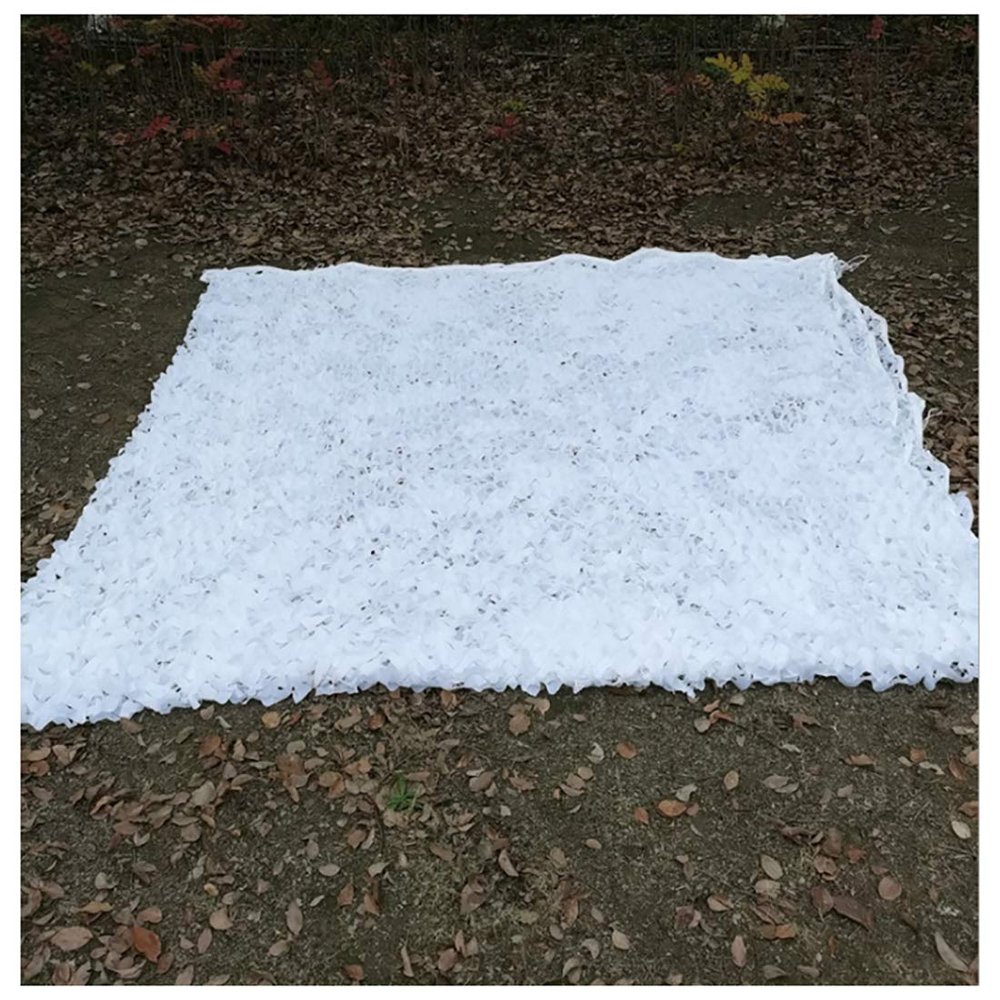 GERYUXA Camo Netting Hunting Shooting Army for Camping Hide(White) Roll Camo Netting for Hunting Military Decoration Sunshade-White 2x20m(6.5x65ft)