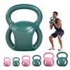 10 lb Kettlebell Weight with Three-handles for Russian Twists AB Exercise, Weightlifting and Core Training All-Purpose Fitness Exercise Home Gym [2022 Latest-Green] view 1
