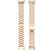 Compatible with Garmin Forerunner 45, Forerunner 45S Watch Bands for Women Men, Stainless Steel Metal Replacement Band Straps Wristbands Bracelet for Garmin Swim 2, Forerunner 45 (Gold) view 4
