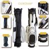 Club Champ Waterproof Stand Golf Bag, White/Black (JR989) view 4