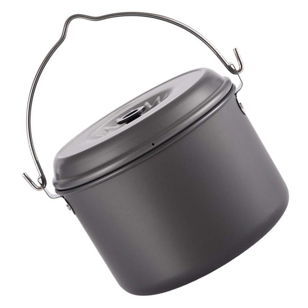 Camping Set 4l Portable Cooking Pot Camping Cookware Set for Outdoor Kitchen Hiking
