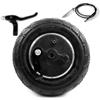 8 Inch Solid Wheel With Drum Brake 200x50 Non-pneumatic Wheel With Mechanical Brake Scooter Run Stability Control Run-flat Tire (wheel cable180 lever) view 1