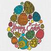Tee Hunt Happy Easter Youth T-Shirt Pascha Easter Eggs Kids White Small view 2