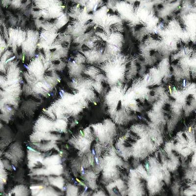 Hareline Fly Tying UV Mottled Galaxy Mop Chenille-Fl White