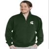 Blue 84 Men's Michigan State Spartans Quarter Zip Sweatshirt Icon Team Color, Team Color, X-Large view 2