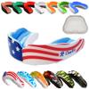 COOLLO SPORTS Boil and Bite Mouth Guard (Youth & Adult) DA Custom Fit Sport Mouthpiece for Football, Hockey, Rugby, Lacrosse,Boxing,MMA(Free Case Included!) (American Flag, Adult -Ages 11 & Above) view 1