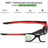 Mryok Replacement Earsocks Nosepiece for Oakley Mainlink/Mainlink XL/Mainlink MNP Sunglass Red view 3
