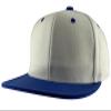 TOP HEADWEAR Flat Bill Adjustable Snapback Cap - White/Royal view 1