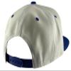 TOP HEADWEAR Flat Bill Adjustable Snapback Cap - White/Royal view 4