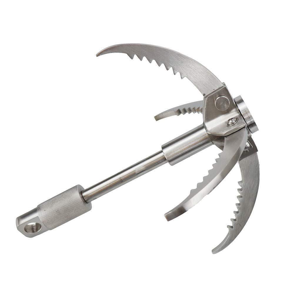 YUEWO Grappling Hook Folding Survival Claw Multifunctional Camping Survival Rock Climbing Mountaineering Tools Hiking Tree Rock Mountain Climbing