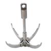 YUEWO Grappling Hook Folding Survival Claw Multifunctional Camping Survival Rock Climbing Mountaineering Tools Hiking Tree Rock Mountain Climbing view 2