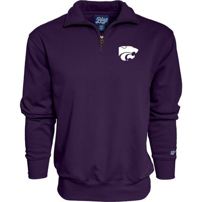 Blue 84 Men's Kansas State Wildcats Quarter Zip Sweatshirt Icon Team Color, Team Color, XX-Large