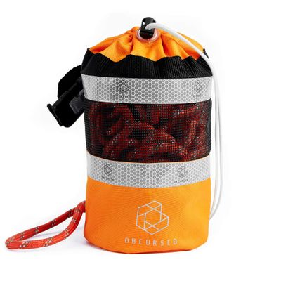 Obcursco Throw Bags for Water Rescue with 70ft Reflective Throw Rope, Floating Bag for Kayaking, Whitewater Boating, Rafting, Ice Fishing, Swimming (70ft)