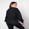 Chicka-d Women's Standard Hailey Sweatshirt, Black, Large view 3