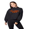 Chicka-d Women's Standard Hailey Sweatshirt, Black, Large view 4