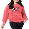 chicka-d Women's Standard Burnout Everybody Hoodie, Cardinal, X-Large