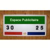 Tennis Scorer Multisport board, manual scores display from 00 to 99 with rotating discs (120 x 60). Made in France. Designed with an advertising space to make the most of your club view 2