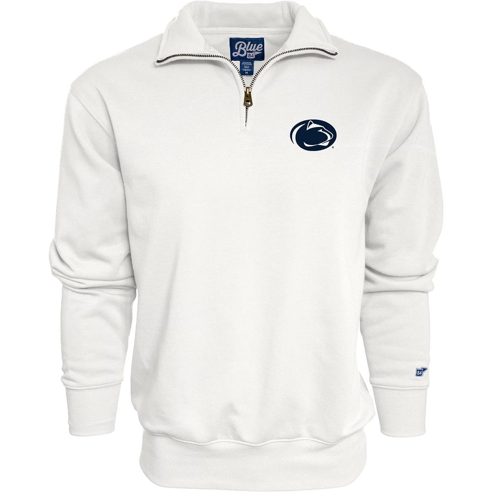 Blue 84 Men's Penn State Nittany Lions Quarter Zip Sweatshirt Icon Secondary, Alternate Color, X-Large