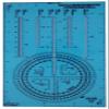 MTT PL - ARTILLERIREGEMENTET FORSOKSMODELL with Degrees and mils, Graduated in Meters and Nautical Miles for Angle Measurements for Outdoor Navigation, Hiking, Orienteering and Survival. view 1